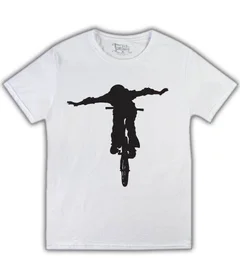 Прикольные футболки: Велоэкстрим на белой